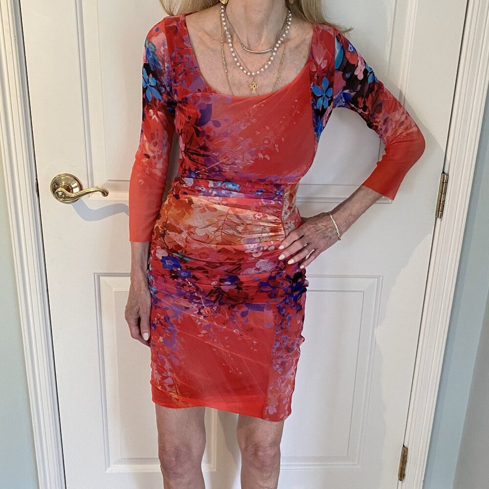 Red print Fuzzi Woman's Dress